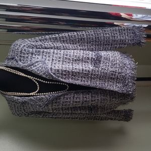 Beautiful blue sweater jacket...